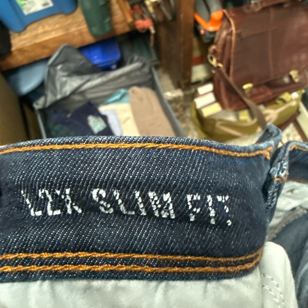 DU/ER Men’s Straight Fit Jeans in Deep Indigo - Picture 6 of 6